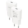 Nanocable Cargador USB-C PD 25W Blanco